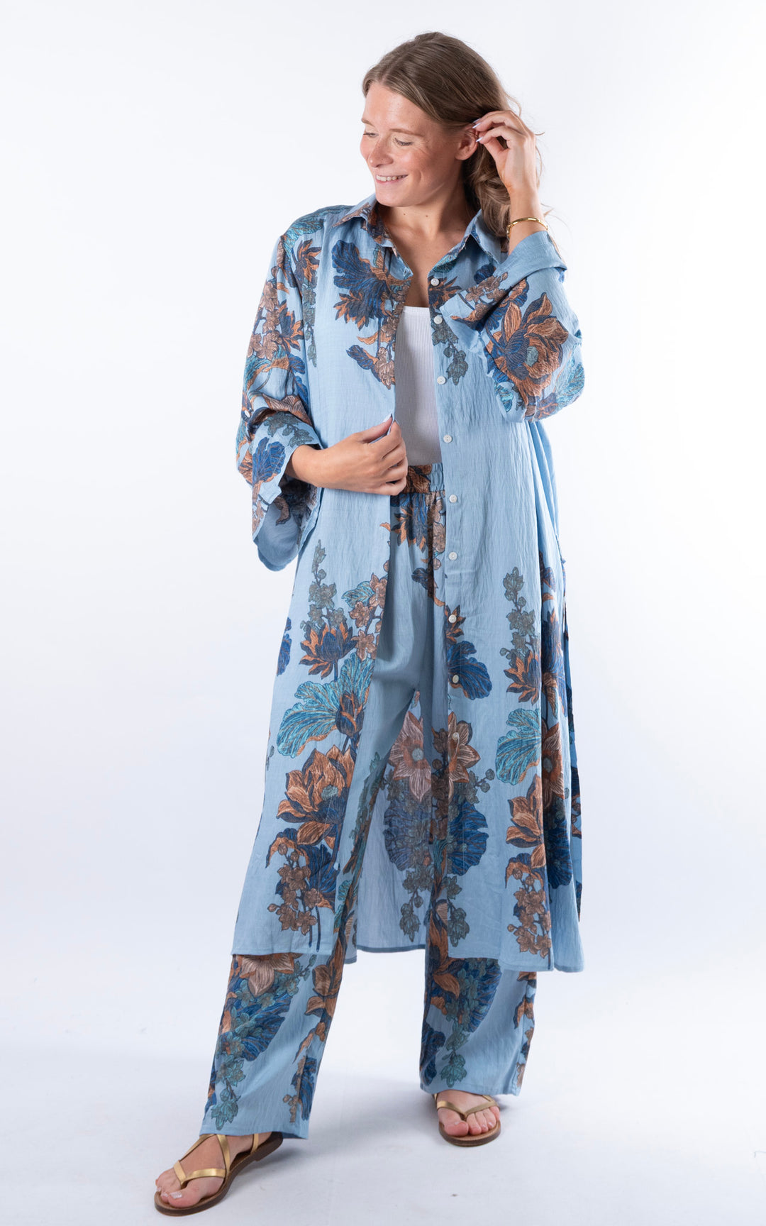 Sylvie Shirt Dress | Blue
