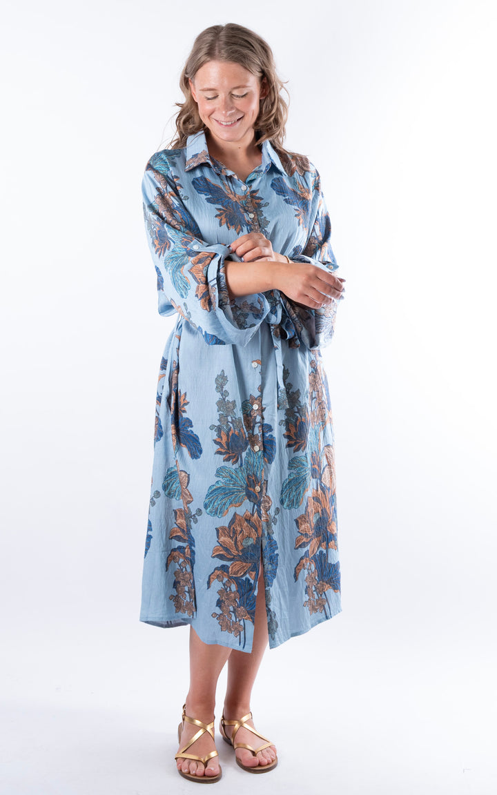 Sylvie Shirt Dress | Blue