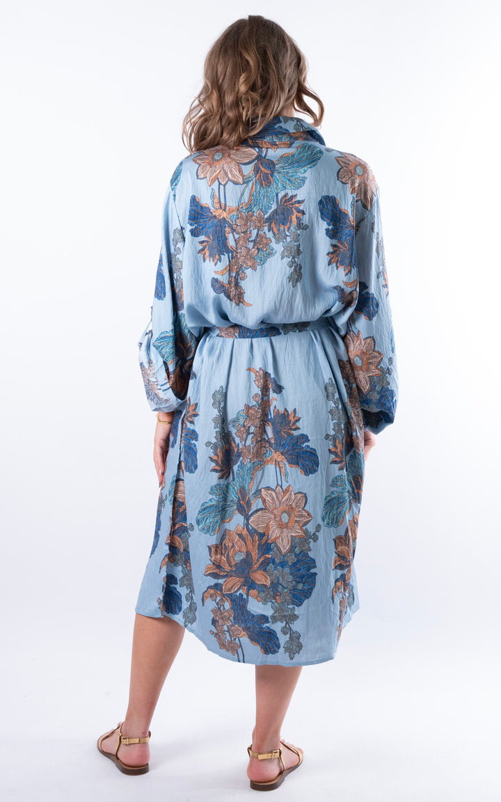 Sylvie Shirt Dress | Blue