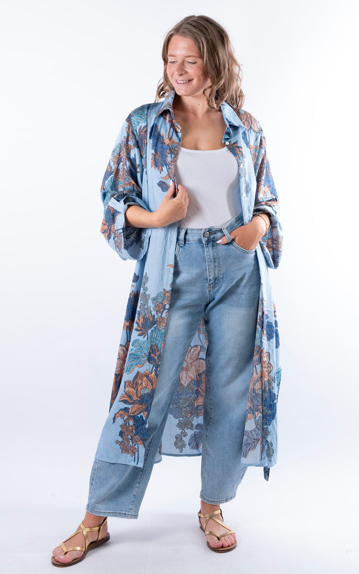 Sylvie Shirt Dress | Blue