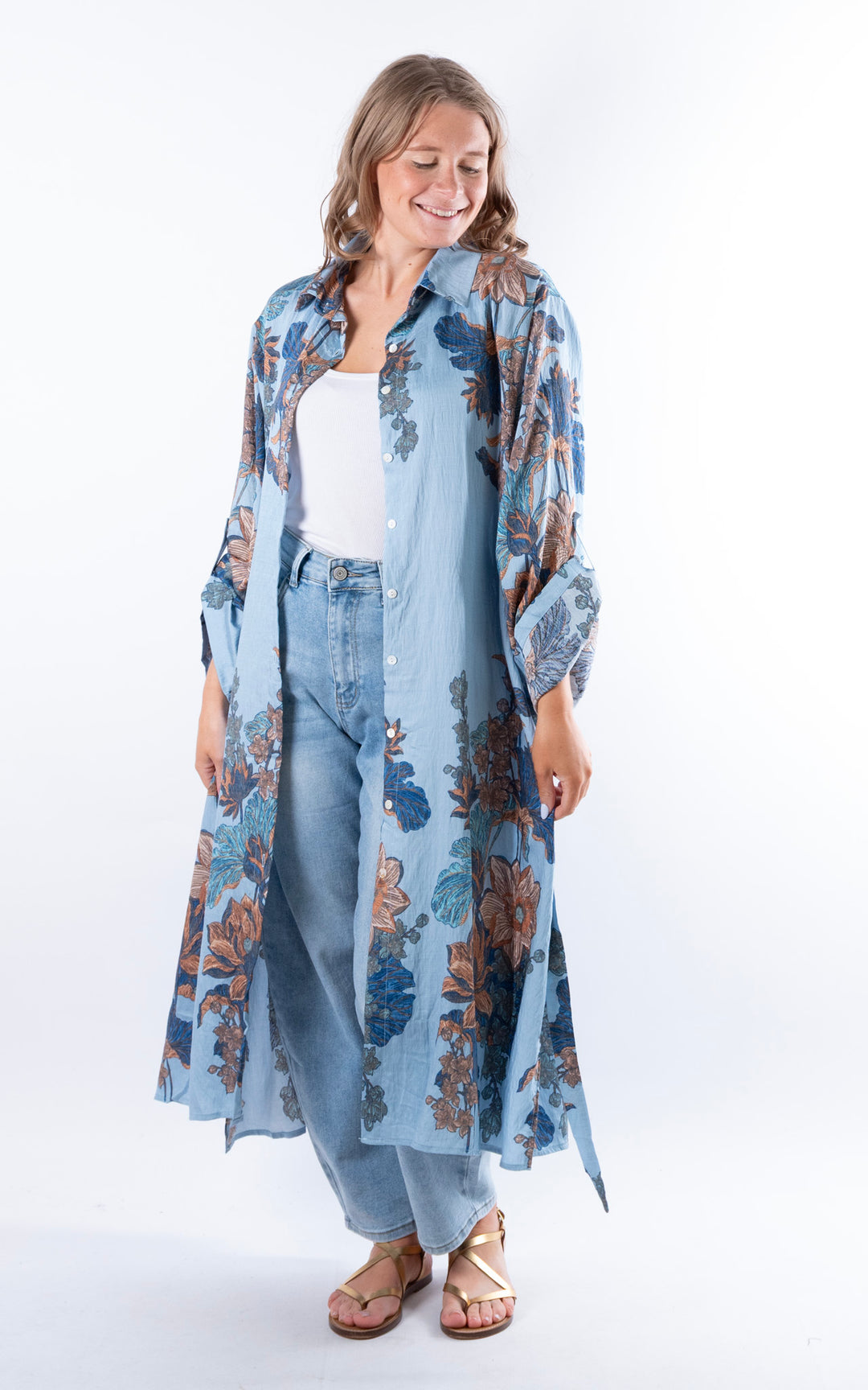 Sylvie Shirt Dress | Blue