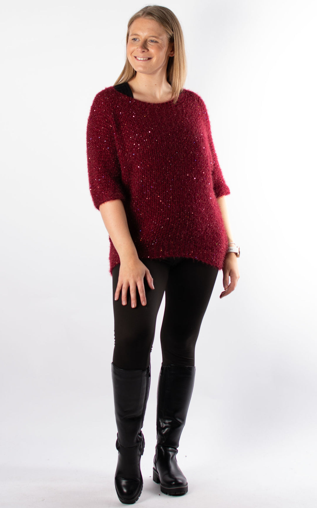 Tammy Sparkle Jumper | Red