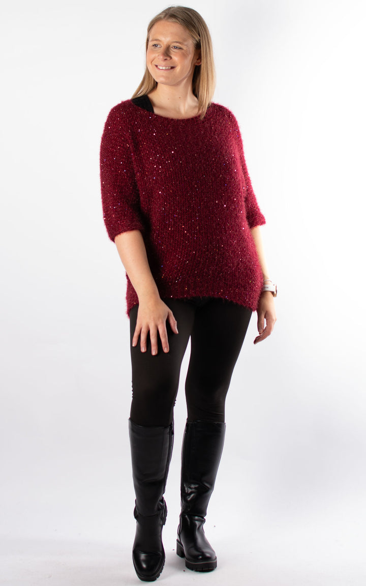 Tammy Sparkle Jumper | Red