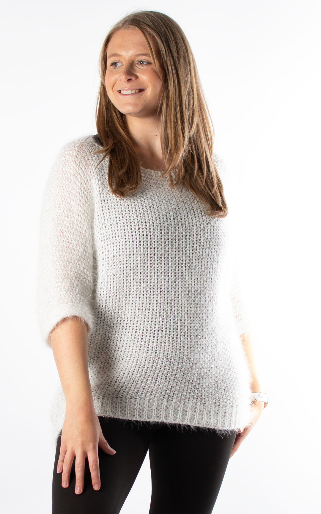 Tammy Sparkle Jumper | White