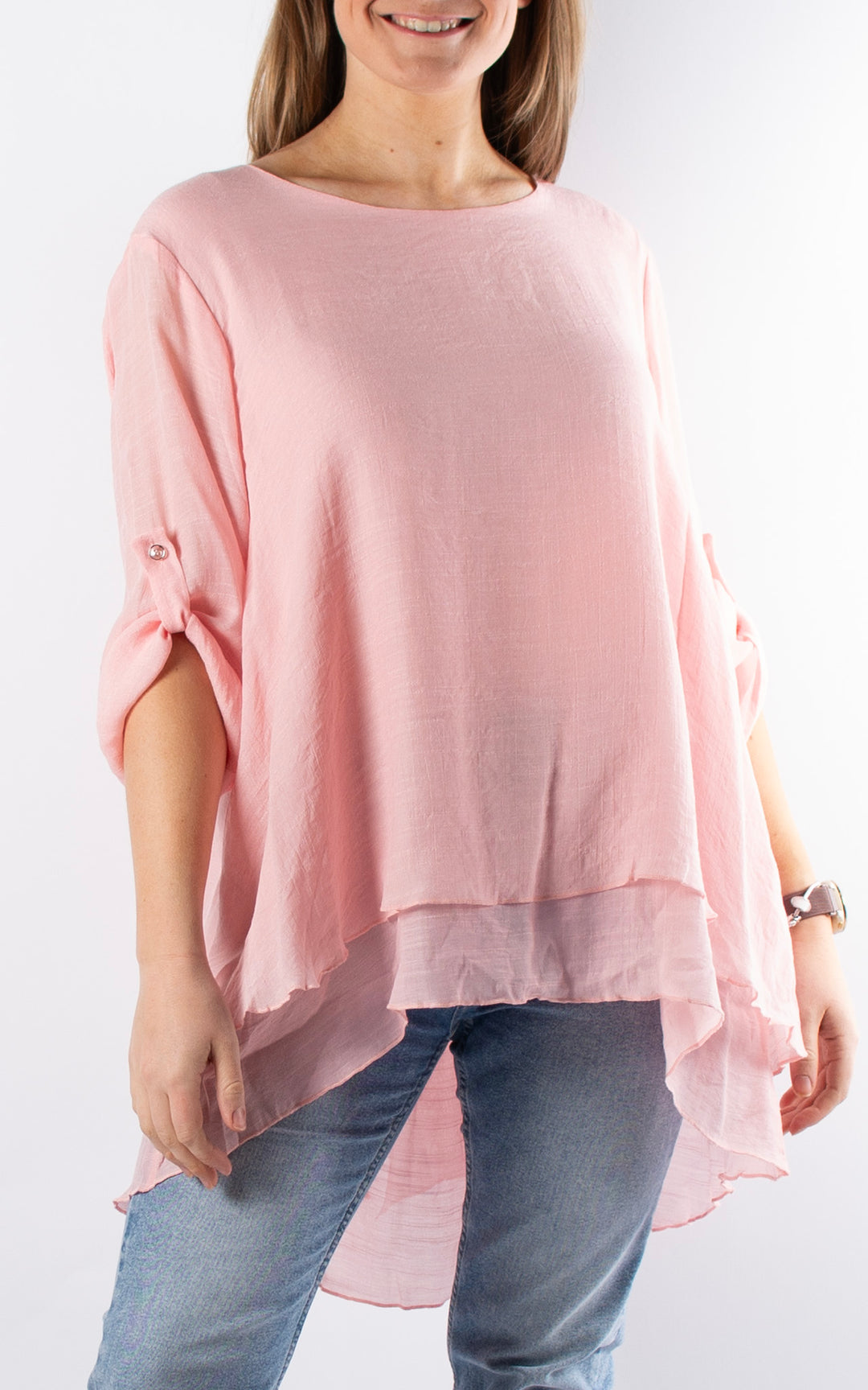 Tamzin Open Back Top | Pink