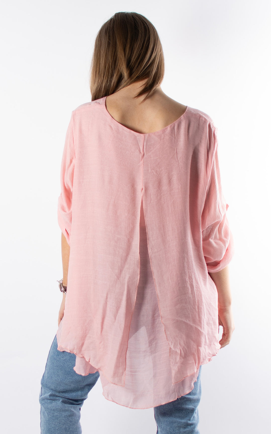 Tamzin Open Back Top | Pink
