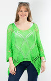 Tatiana Crochet Top | Green