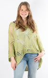 Tatiana Crochet Top | Lime