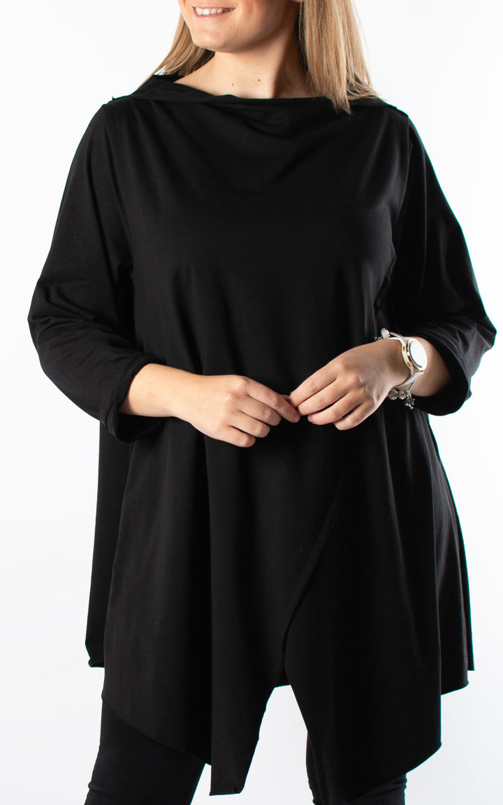 Taylor Boat Neck | Black