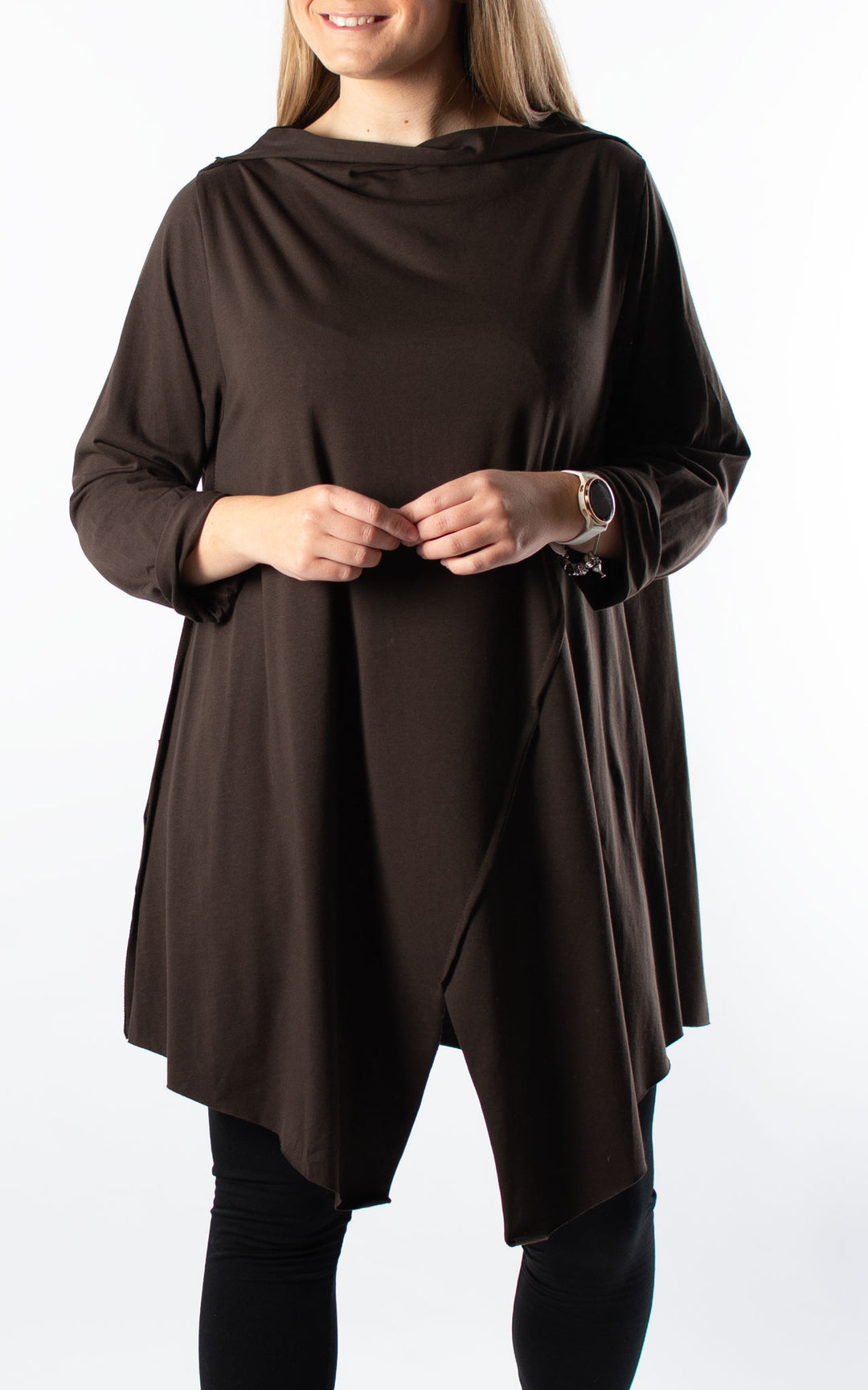 Taylor Boat Neck | Chocolate