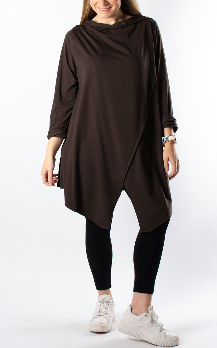 Taylor Boat Neck | Chocolate