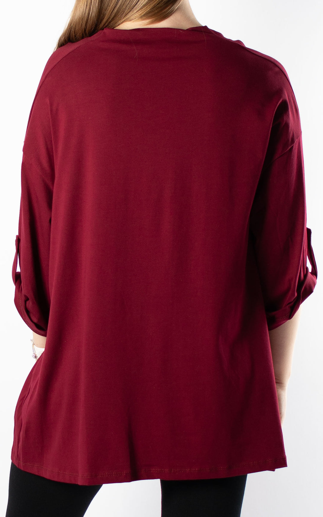 Taylor Cowl Neck | Burgundy