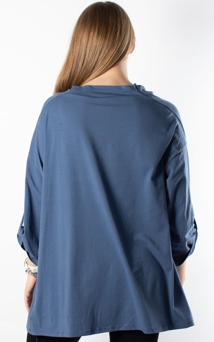 Taylor Cowl Neck | Denim