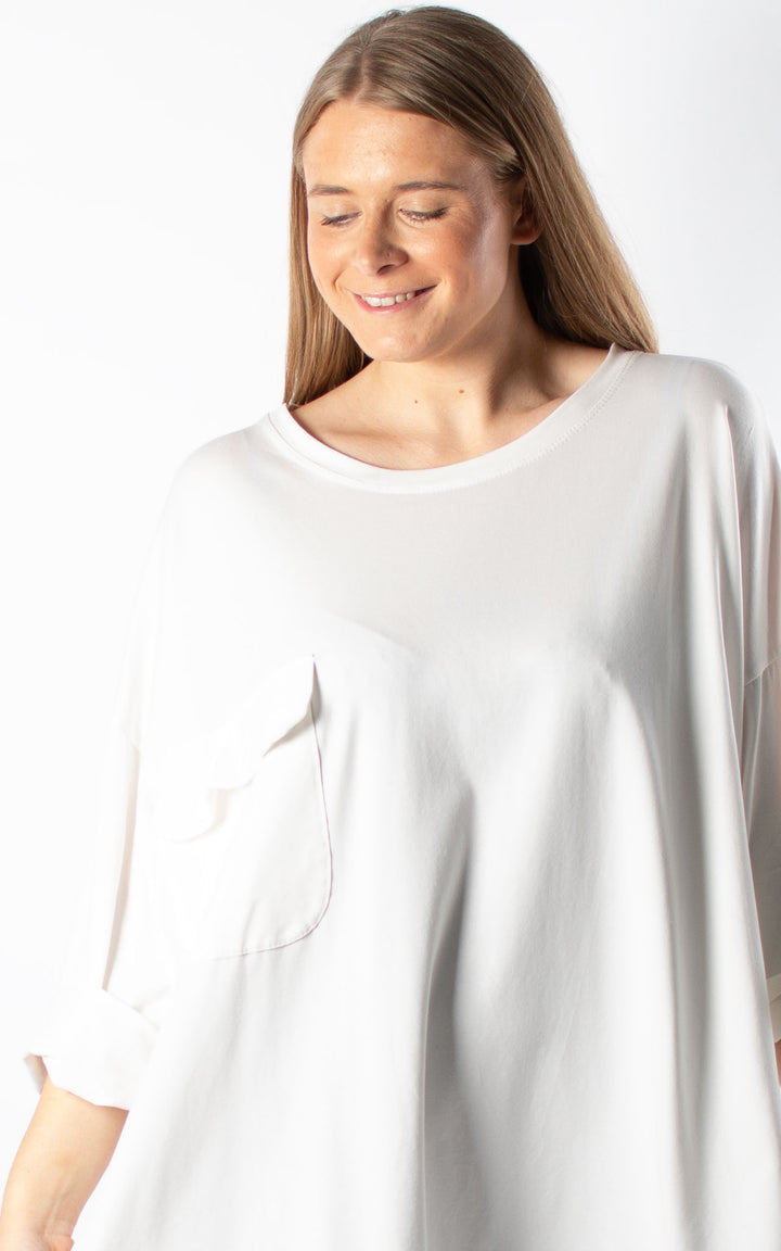 Taylor Pocket Top | Cream