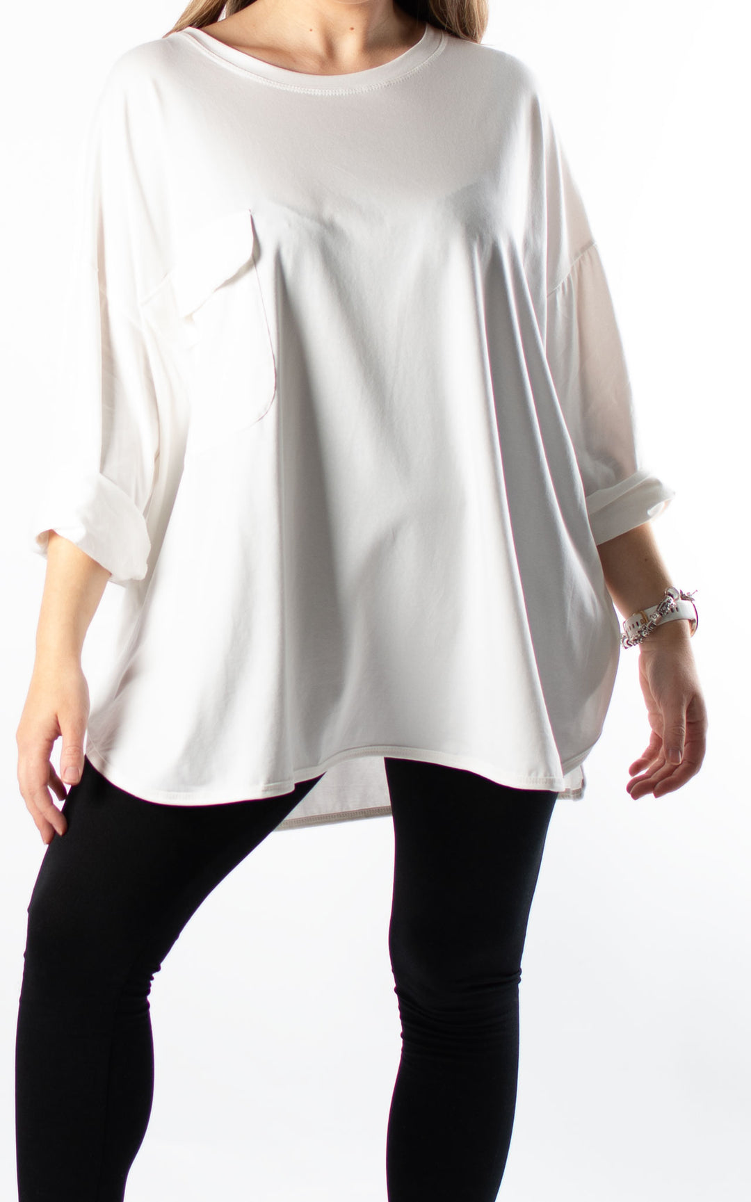 Taylor Pocket Top | Cream
