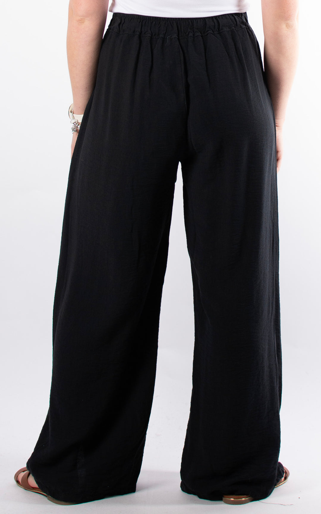 Teagan Tie Front Trouser | Black