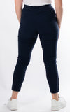 Tess Button Trousers | Navy