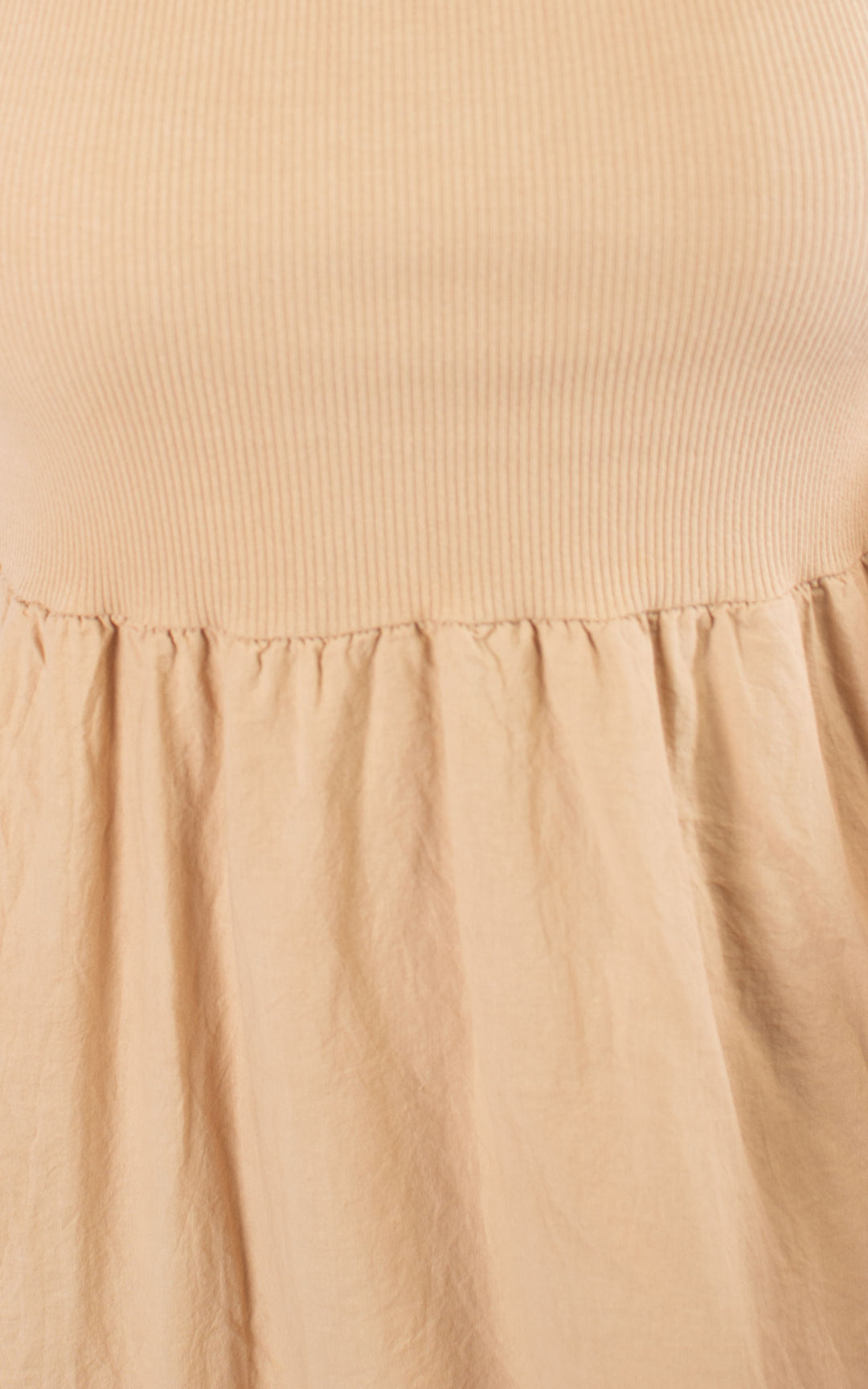 Tessa Puffball Hem Dress | Camel