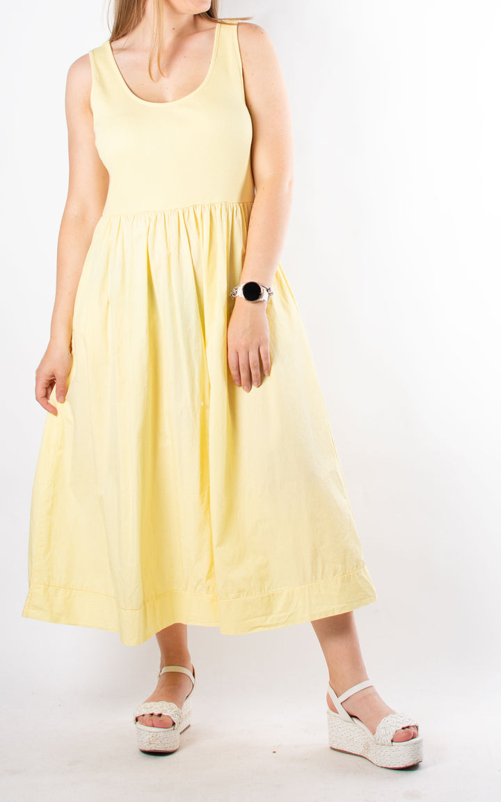Tessa Sleeveless Dress | Yellow