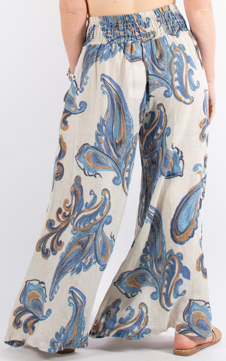 Tia Palazzo Trouser | Beige