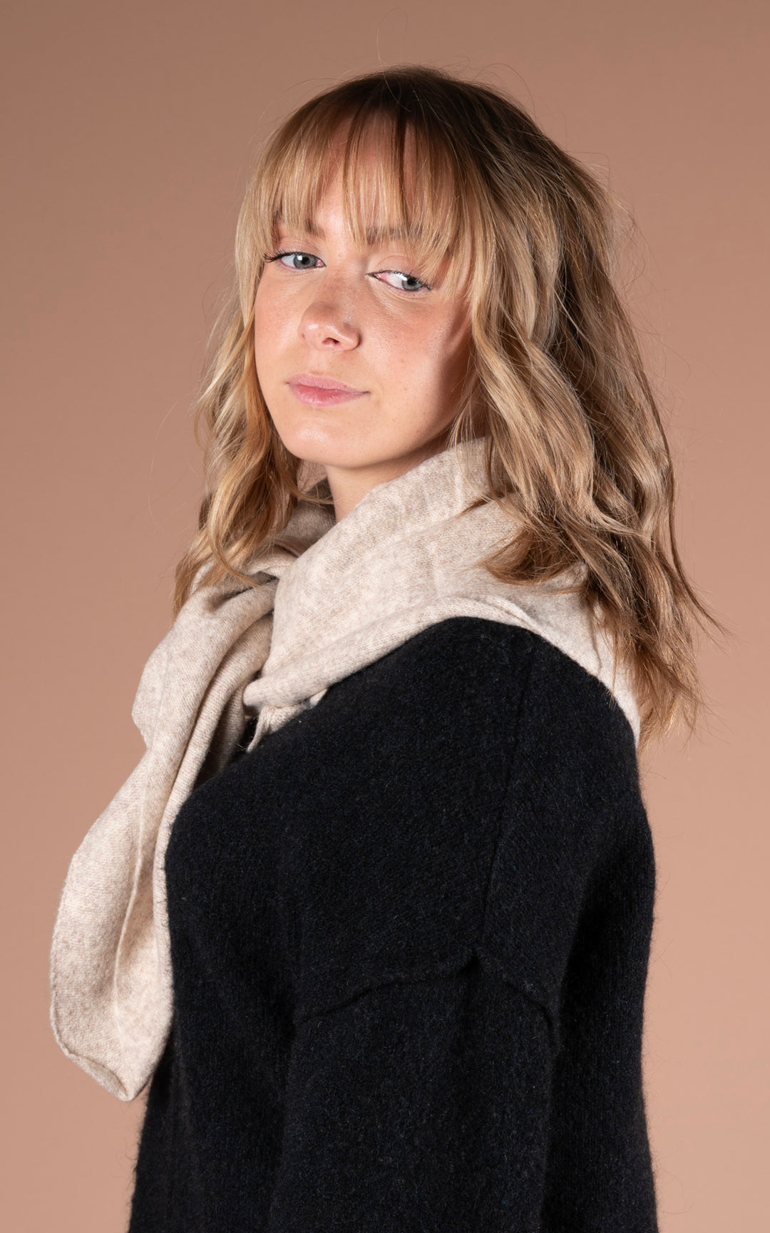 Tia Winter Scarf | Beige