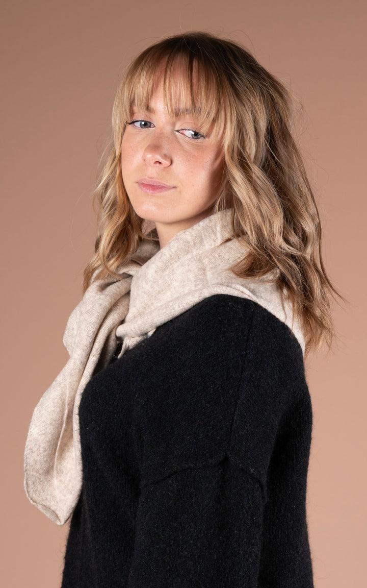 Tia Winter Scarf | Beige