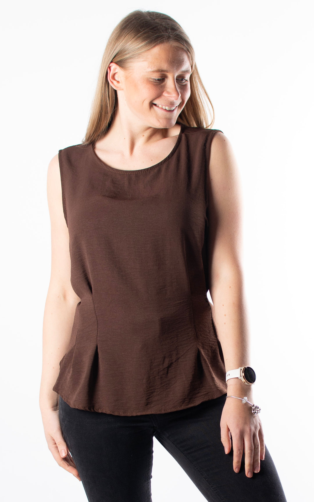 Tie Back Top | Chocolate