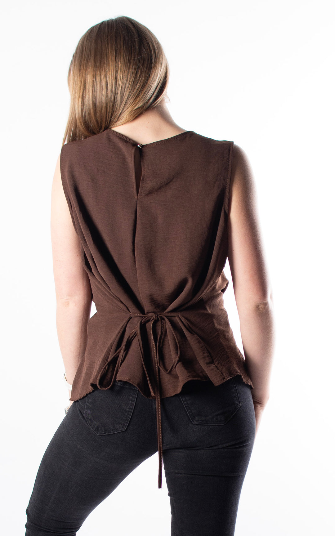 Tie Back Top | Chocolate