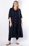 Tilly Shirt Dress | Navy