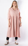 Tilly Shirt Dress | Pink