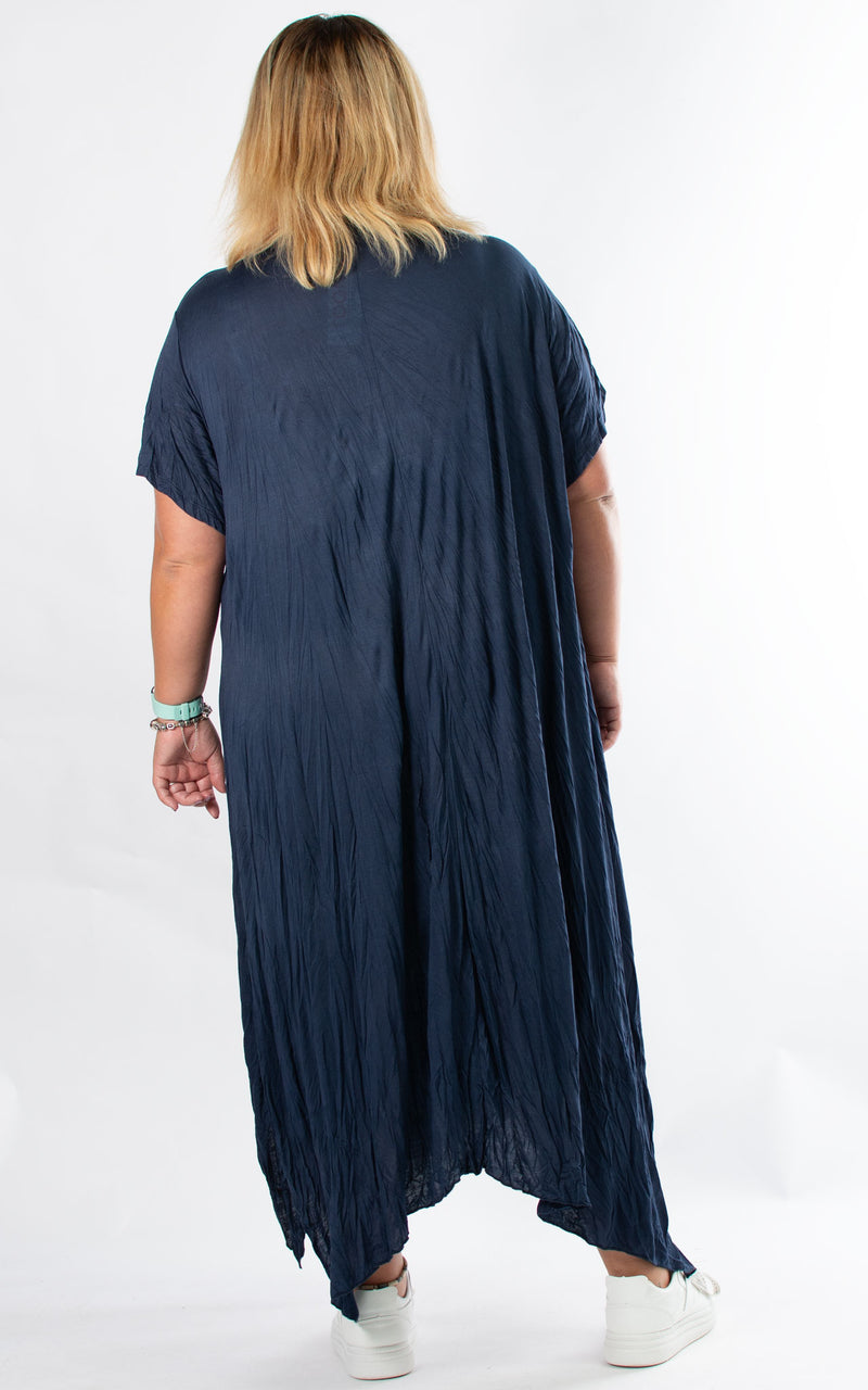 Tina Short Sleeve Dress | Navy