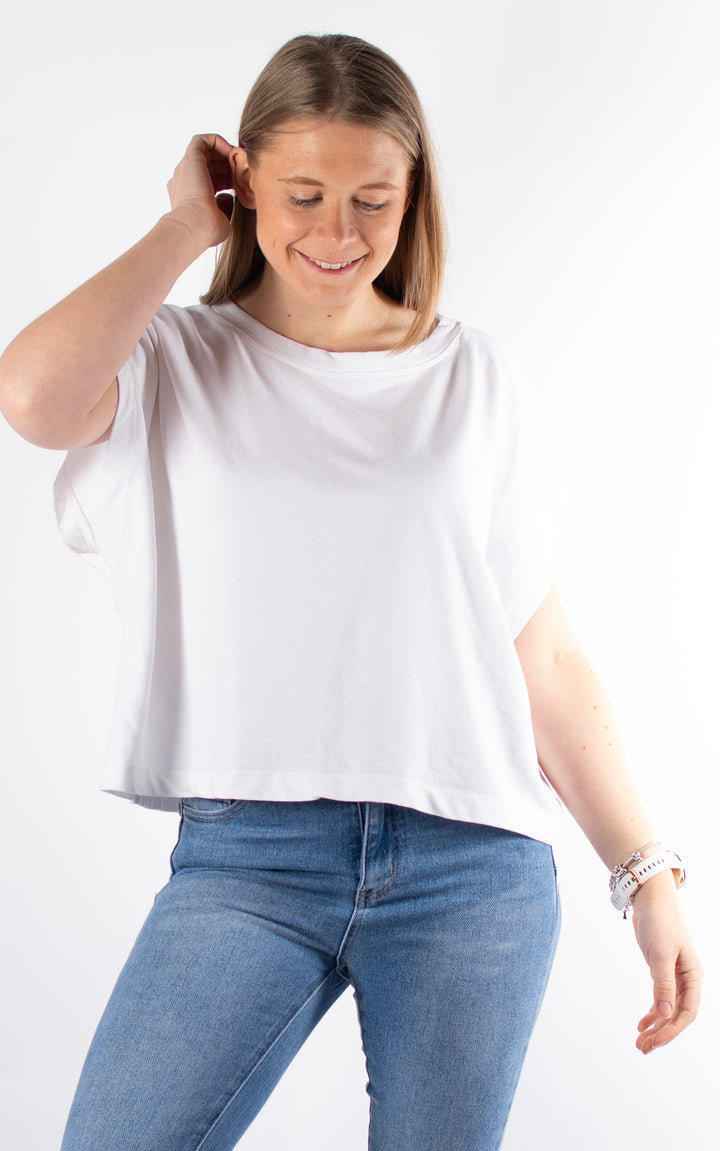 Tori Crop T-Shirt | White