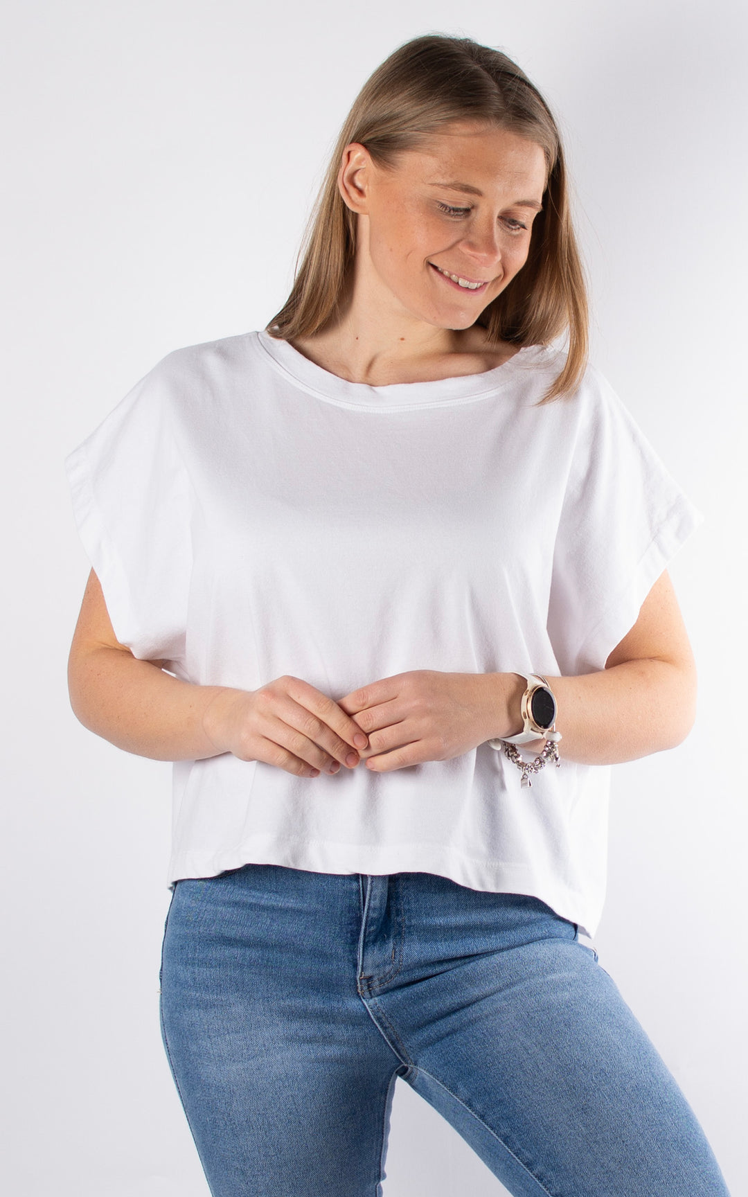 Tori Crop T-Shirt | White