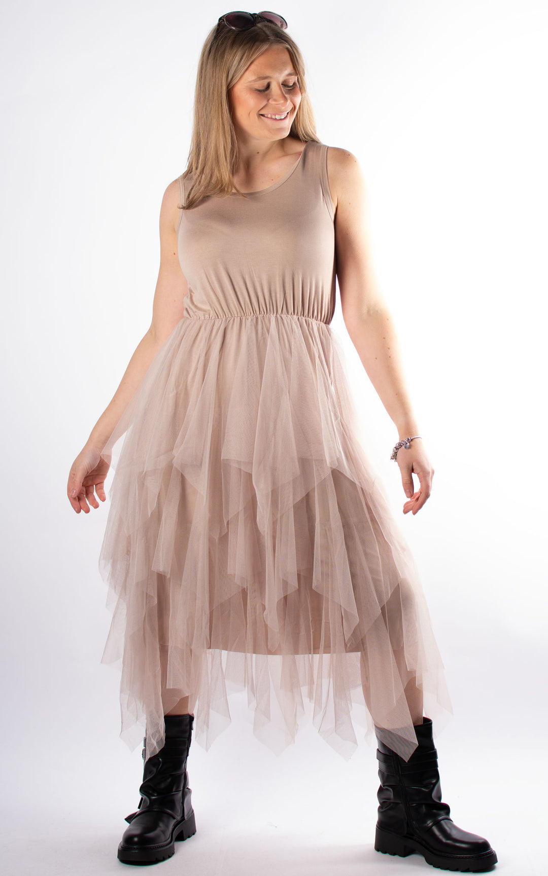 Tutu Dress | Beige
