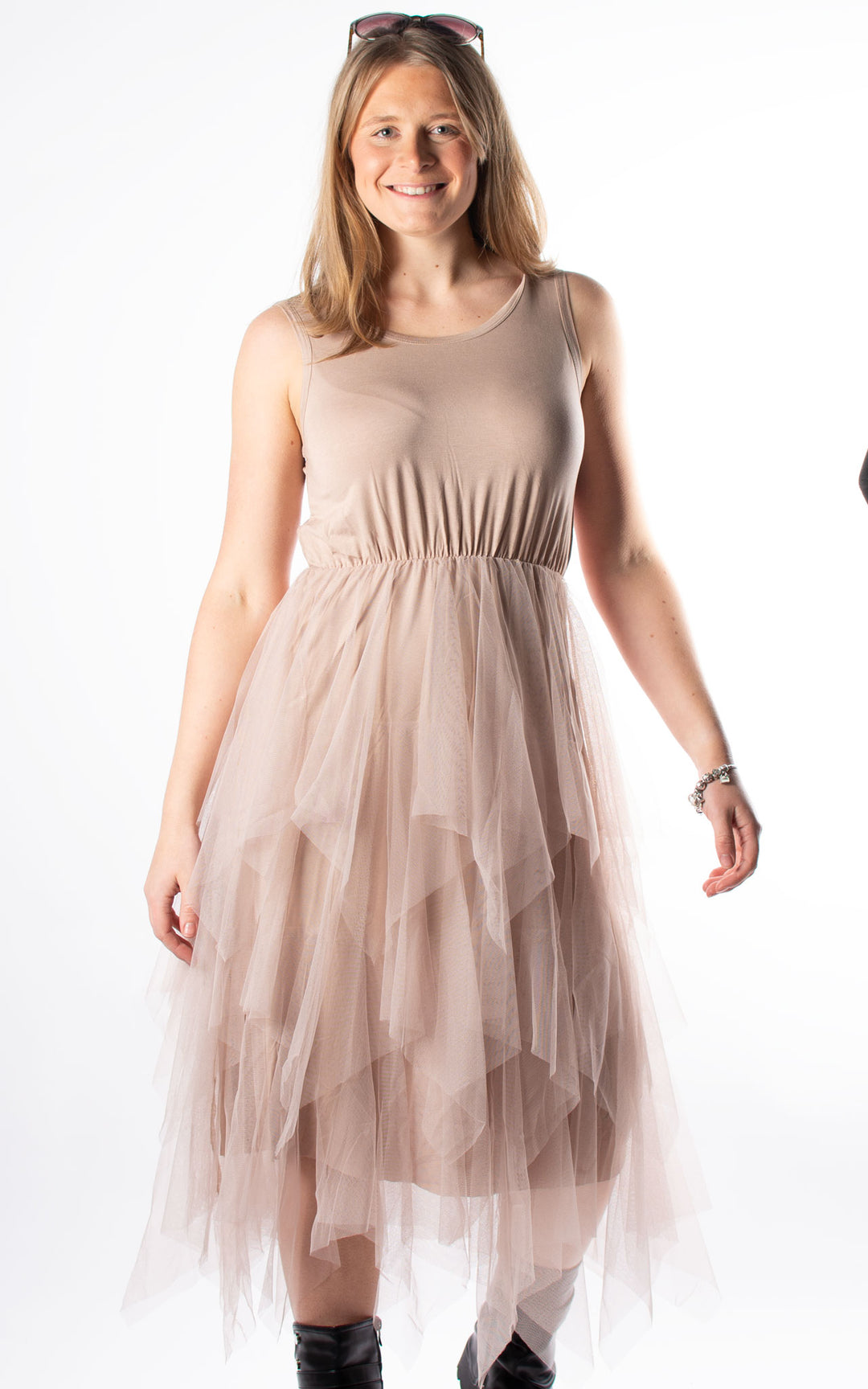 Tutu Dress | Beige