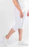 Valeria Cropped Pants | White