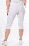 Valeria Cropped Pants | White