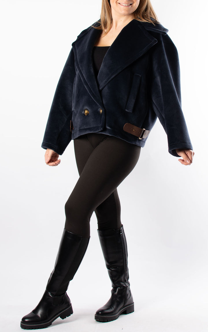 Velvet Jacket | Navy