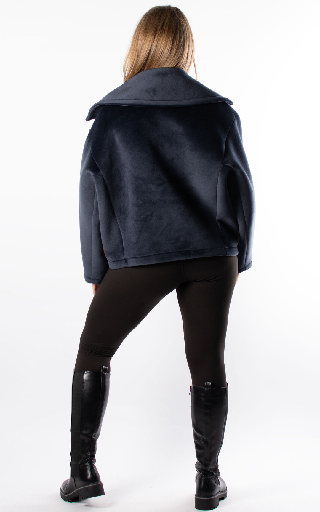 Velvet Jacket | Navy