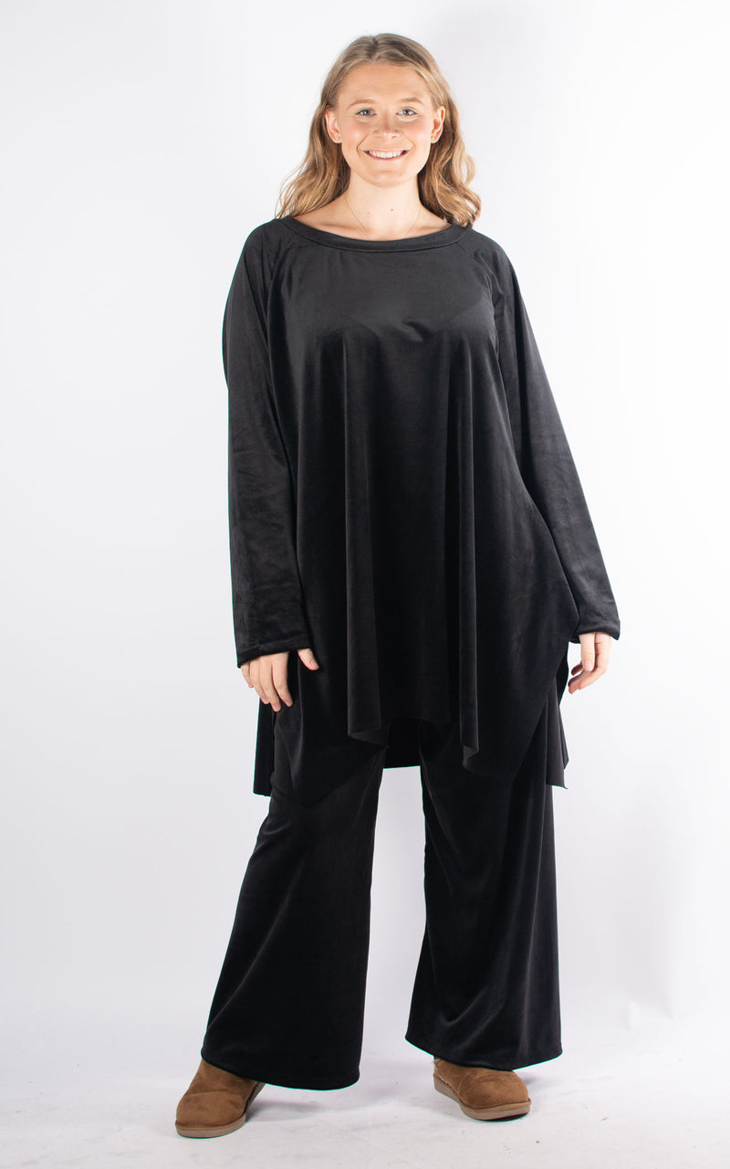 Velvet Lounge Set | Black