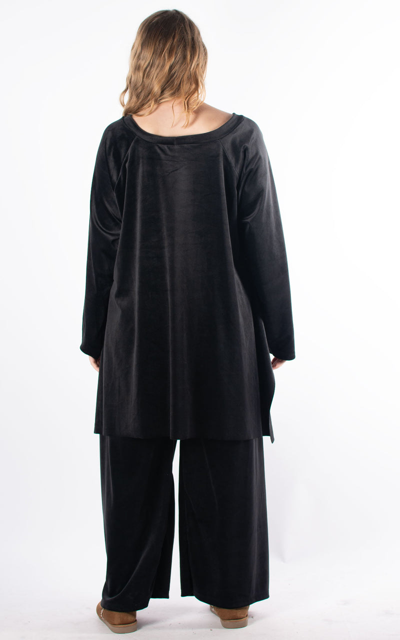 Velvet Lounge Set | Black