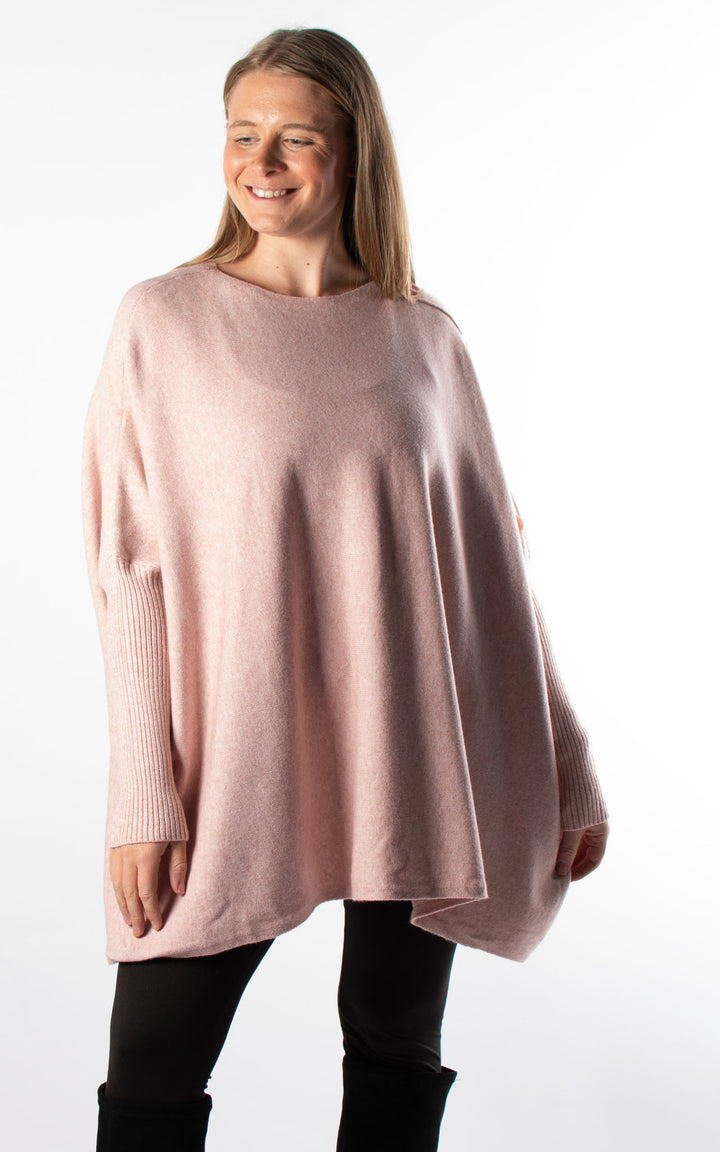 Verity Button Jumper | Pink