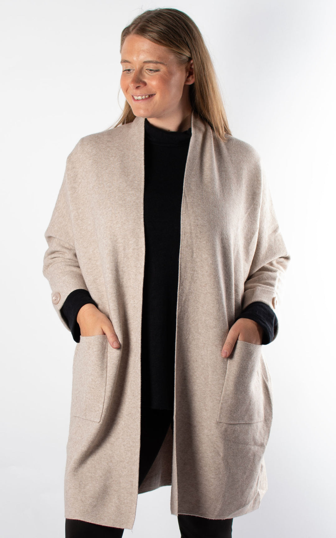 Verity Cardigan | Biscuit