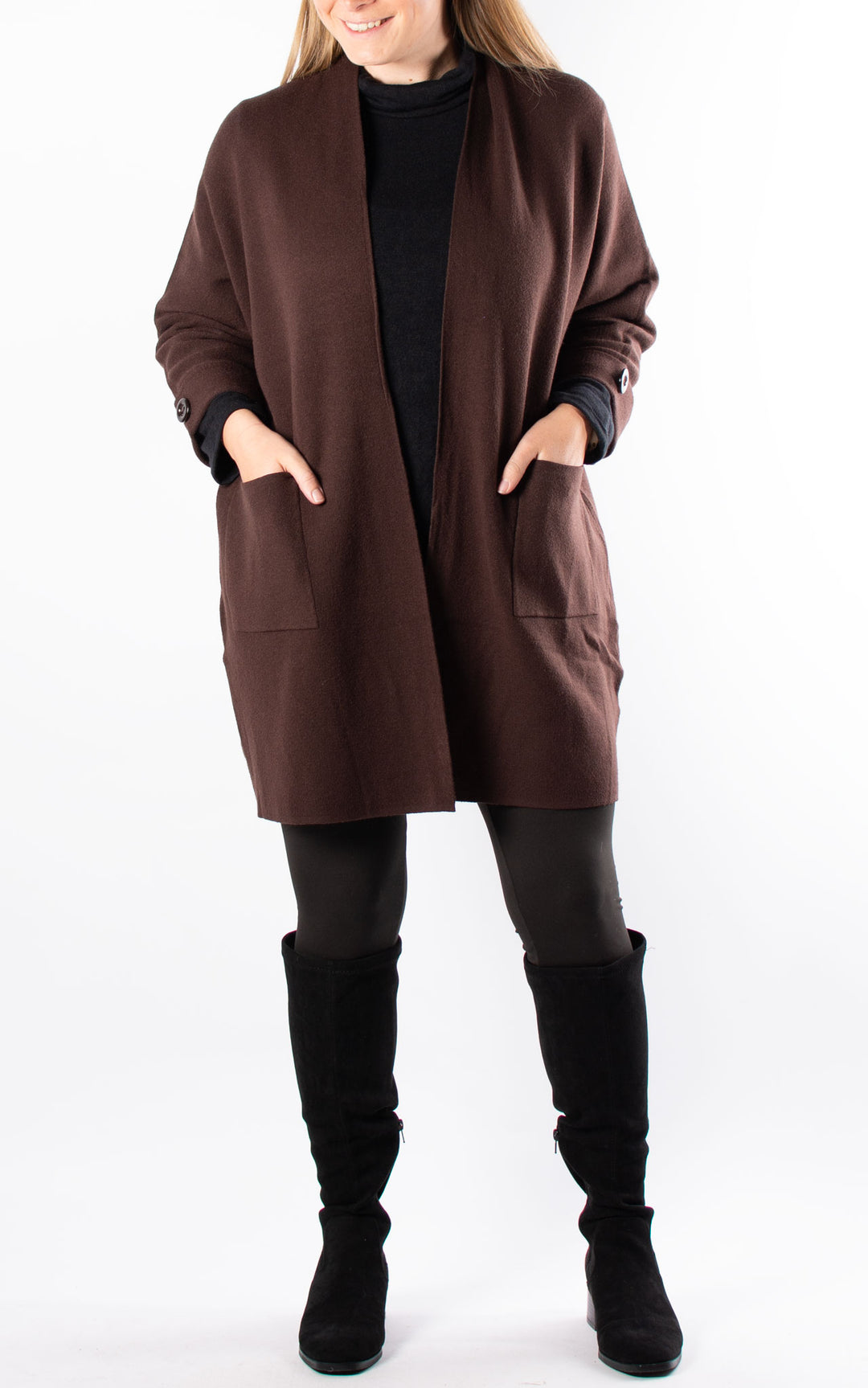 Verity Cardigan | Chocolate