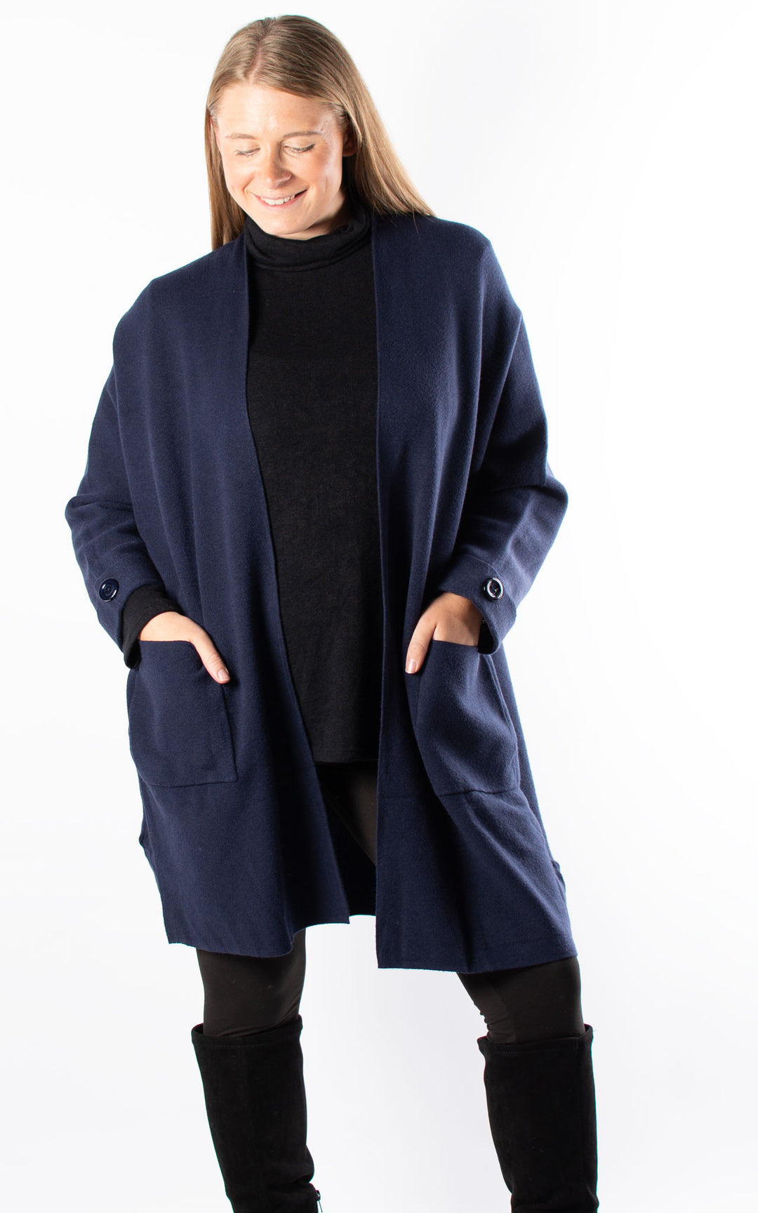 Verity Cardigan | Navy