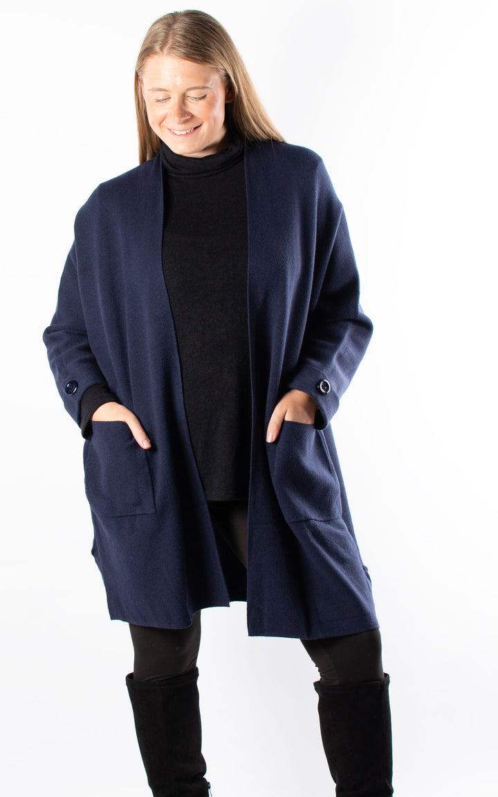 Verity Cardigan | Navy
