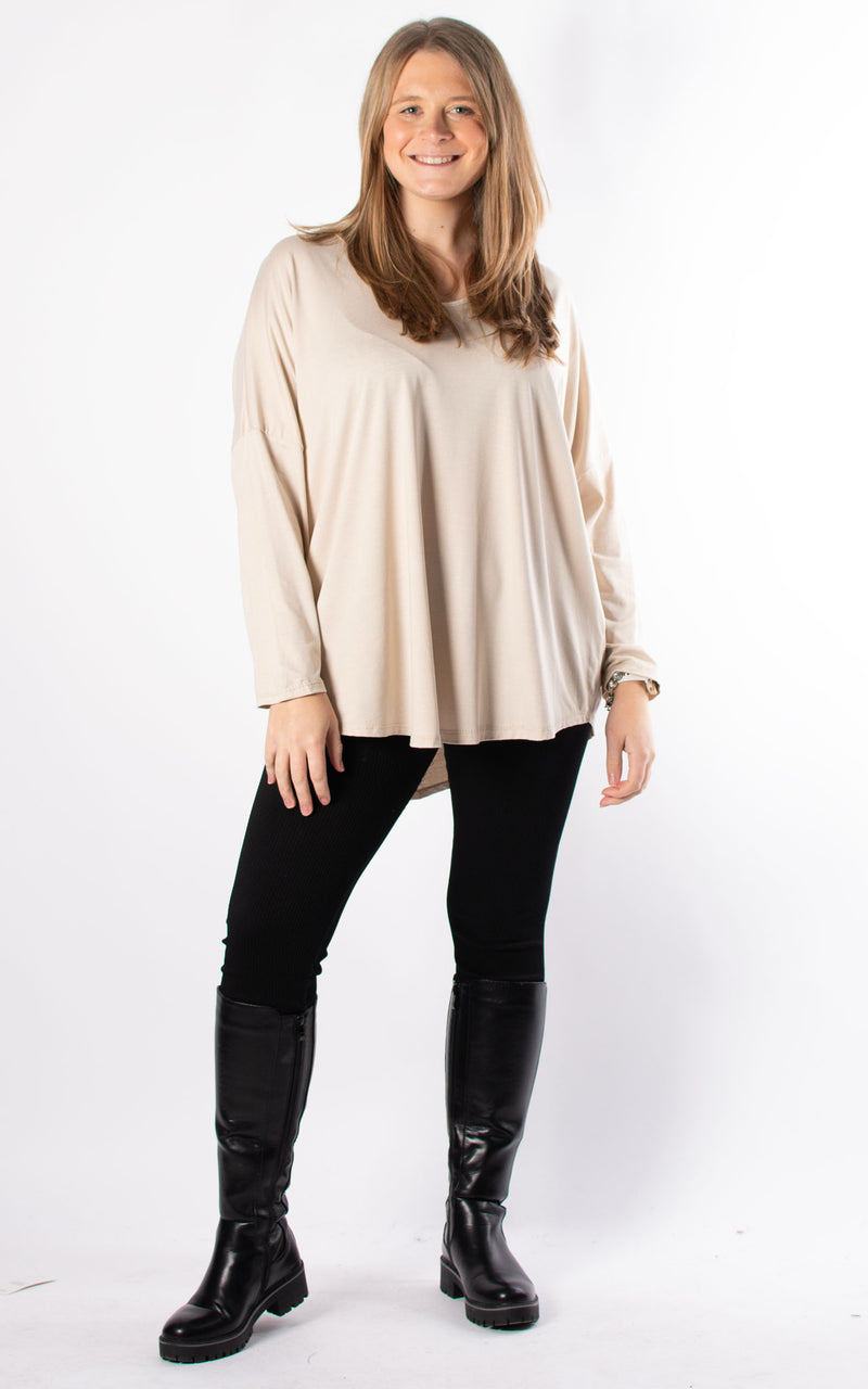 Viv Long Sleeve | Beige