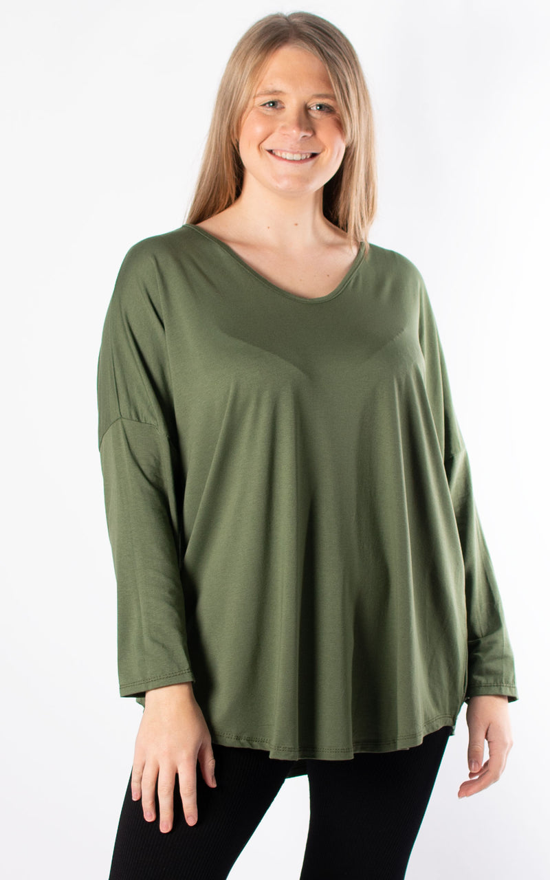 Viv Long Sleeve | Khaki