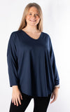 Viv Long Sleeve | Navy