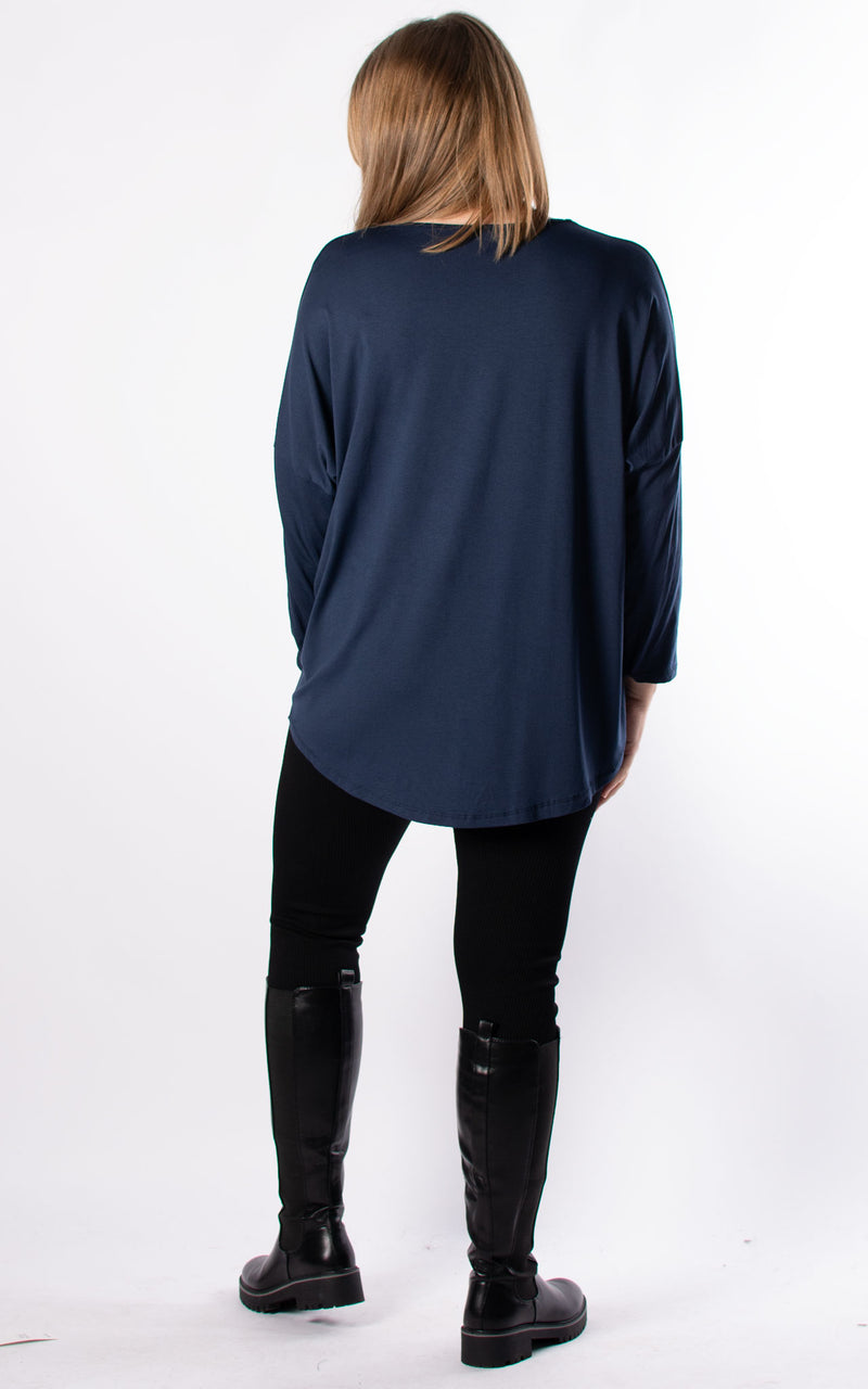 Viv Long Sleeve | Navy